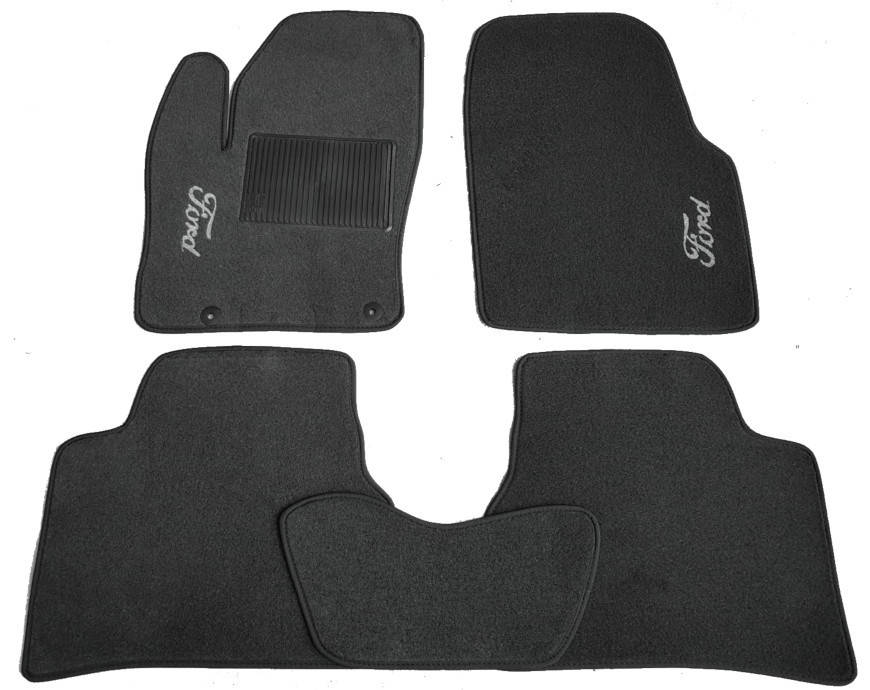 

Текстильные коврики в салон Ford C-Max 2010->, 5 шт. (ML, серый)