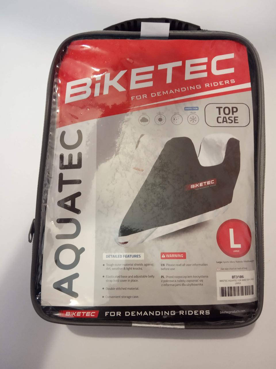 

Мото чехол Biketec Aquatec размер L c местом для кофра cv205