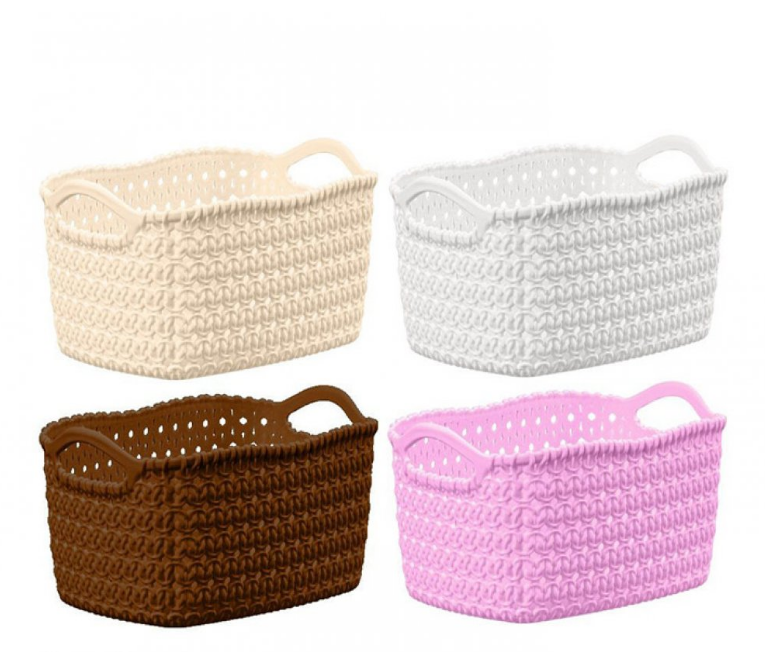 

Корзина для белья Вязка 20 л TP-4204 без крышки 38*29, Разные цвета