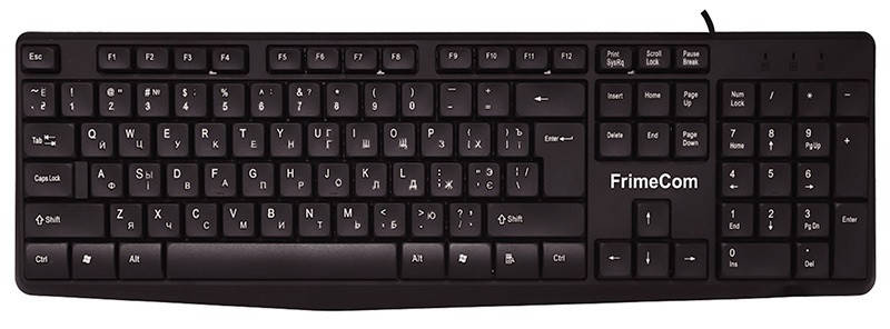 

Клавиатура FrimeCom K15 Black USB, Черный