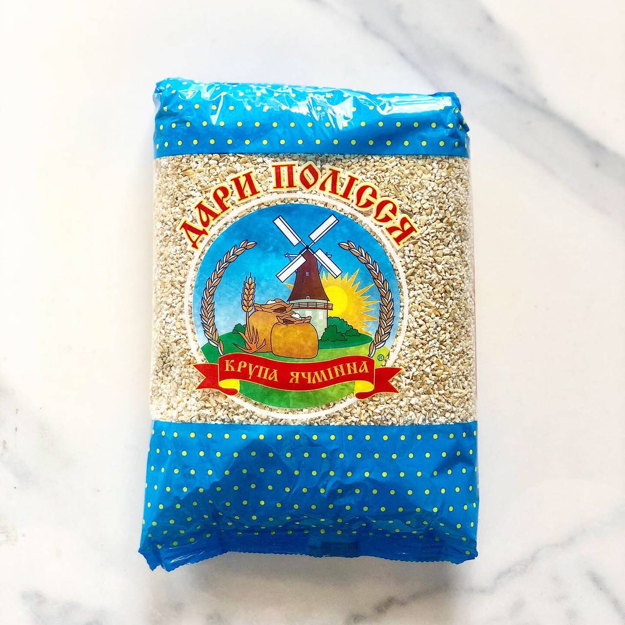 

Крупа Ячмінна ДАРИ ПОЛІССЯ 0,9кг