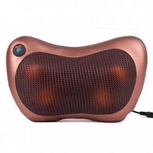 

Массажная подушка подголовник массажер в машину Massage pillow для спины и шеи