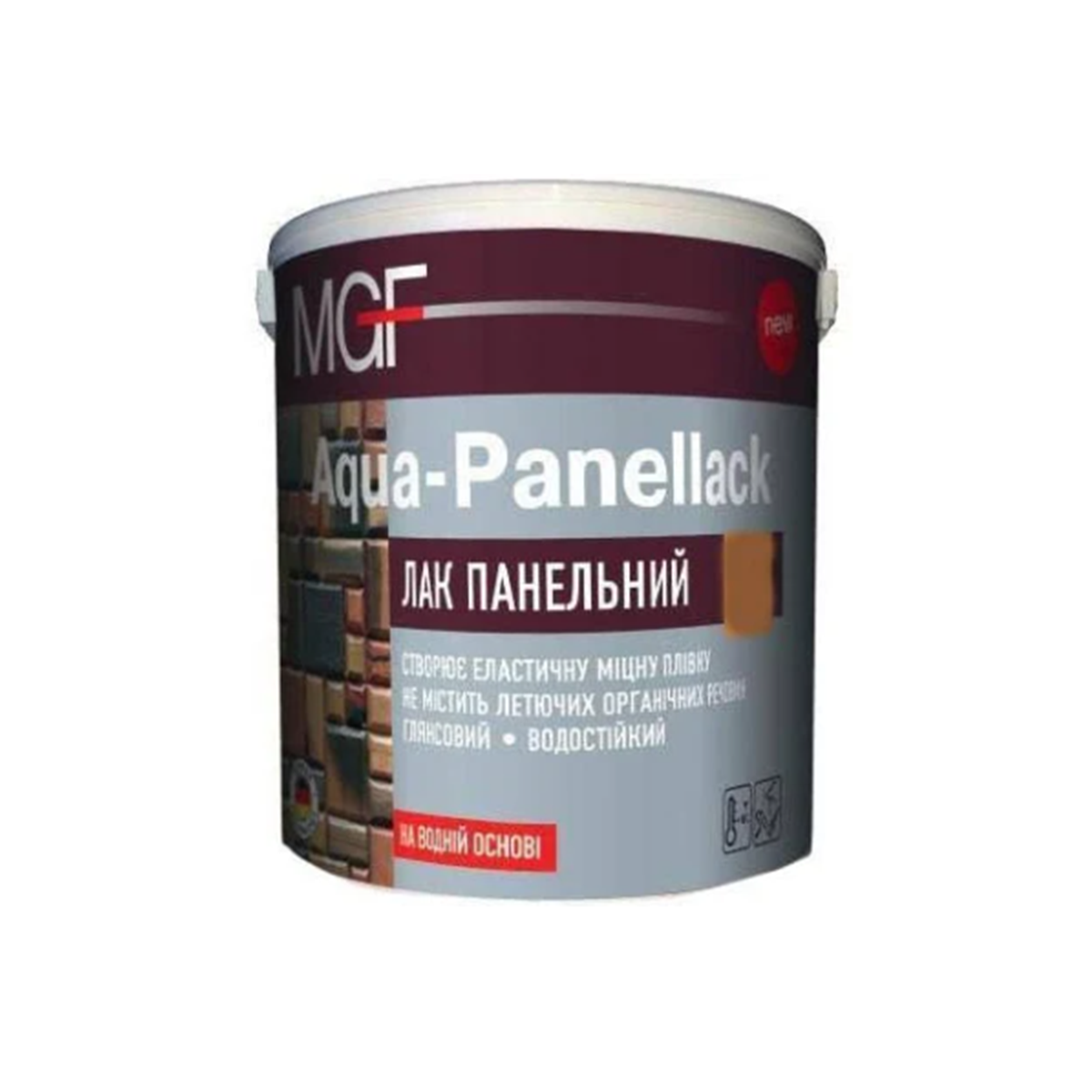 

Акриловый панельный лак MGF Aqua-Panellack глянцевый 2.5л