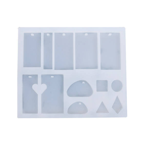 

Форма для эпоксидной смолы и других материалов Finding Молд микс подвесок Белый 14.7 см x 12.3 см 113000129