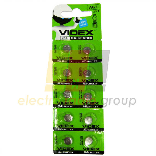 

Батарейка часы Videx AG3, LR41