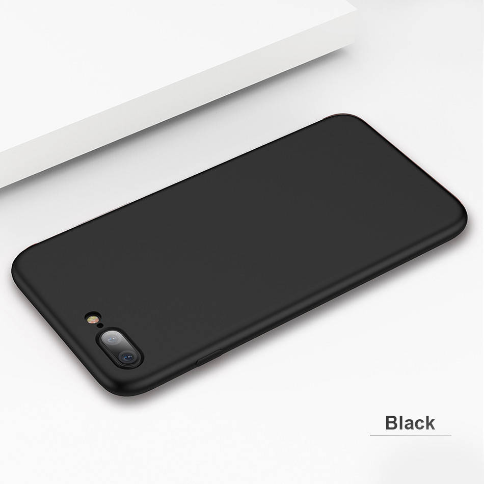 

Матовый тонкий чехол на Iphone 7 8 plus черный