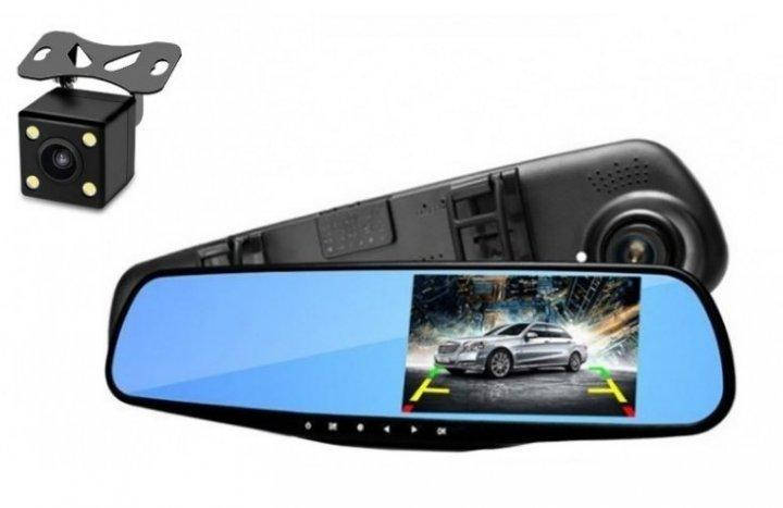 

Зеркало видеорегистратор 1433 экран 4,3" FHD 2 камеры