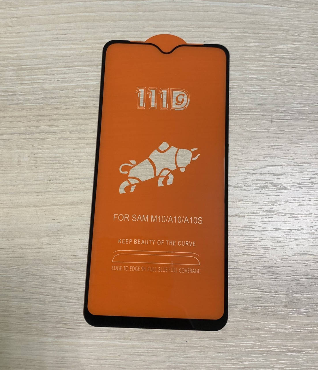 

Защитное премиум стекло на Samsung A10 (A105F) 111D клей по всей поверхности, Черный