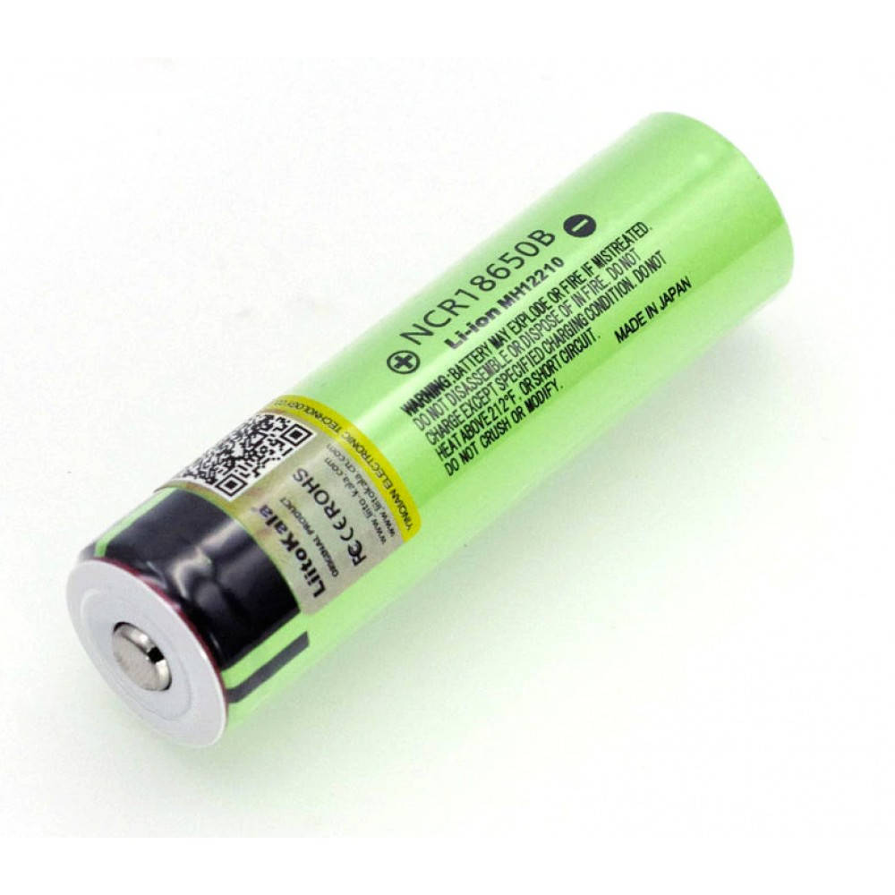 

Аккумулятор Li-Ion 18650 на 3400 mAh LiitoKala NCR18650B | без защиты