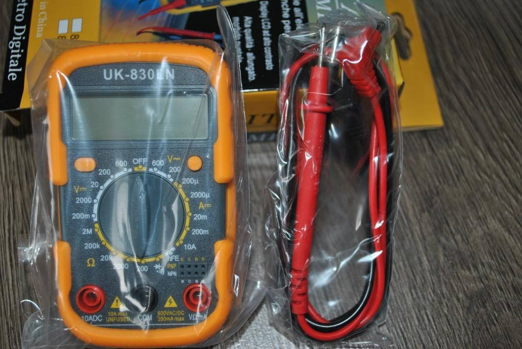 

Цифровой мультиметр тестер «Digital UK-830LN»