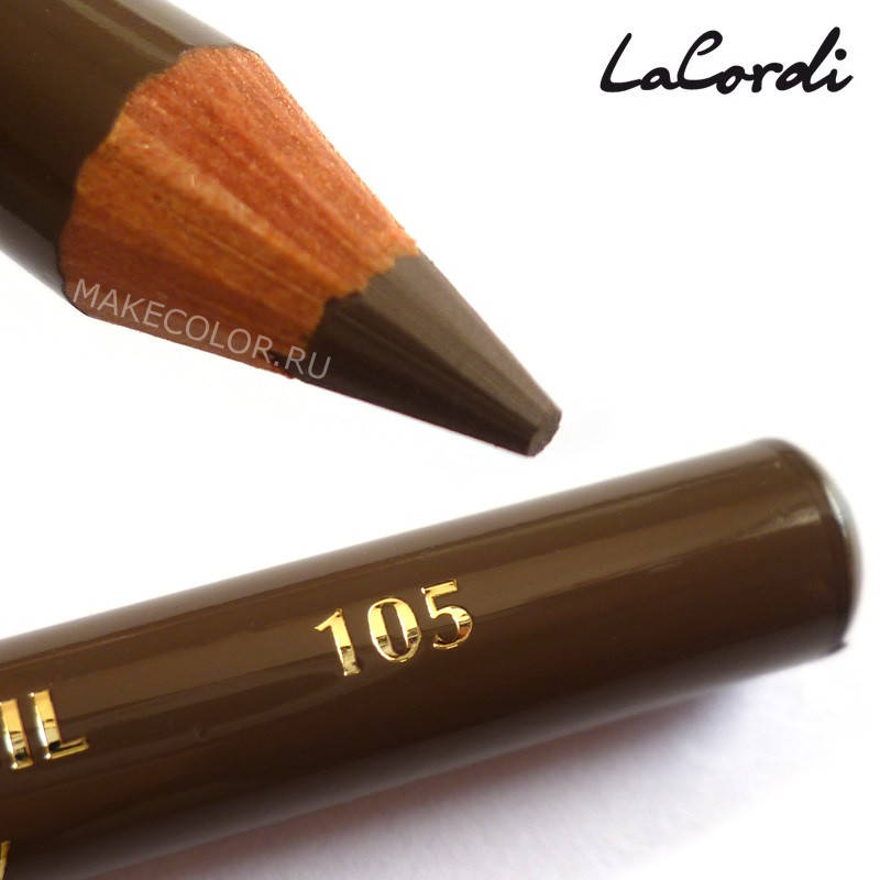 

Карандаш для бровей LaCordi №105 Коричневая пастель
