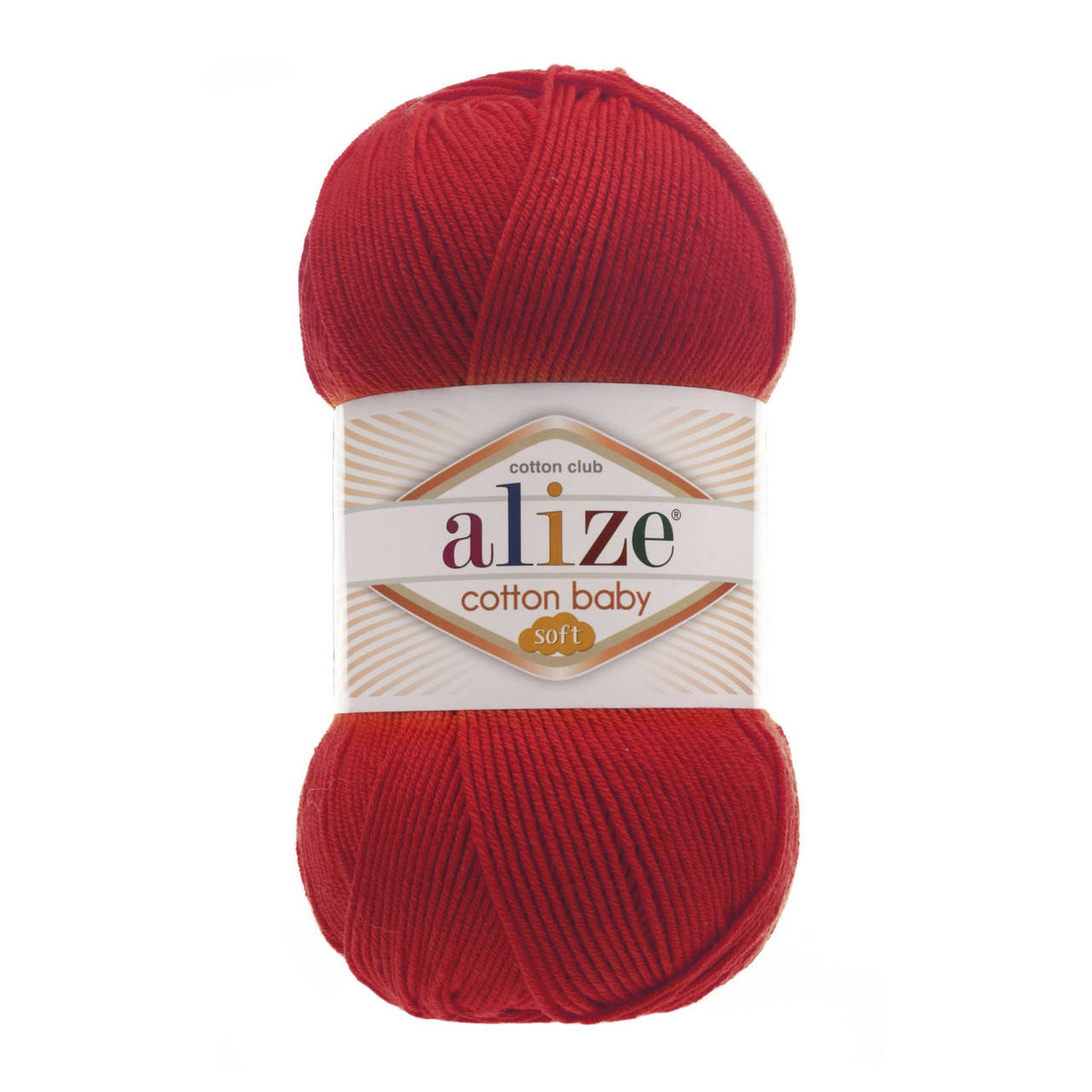 

Alize Cotton Baby Soft красный № 56