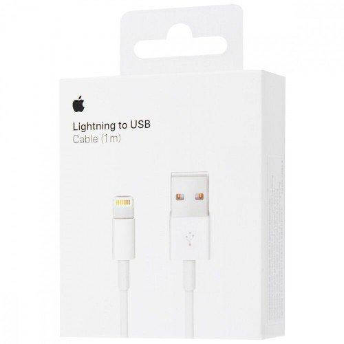 

Зарядный кабель Apple Lightning USB для зарядки iPhone- iPad, Белый