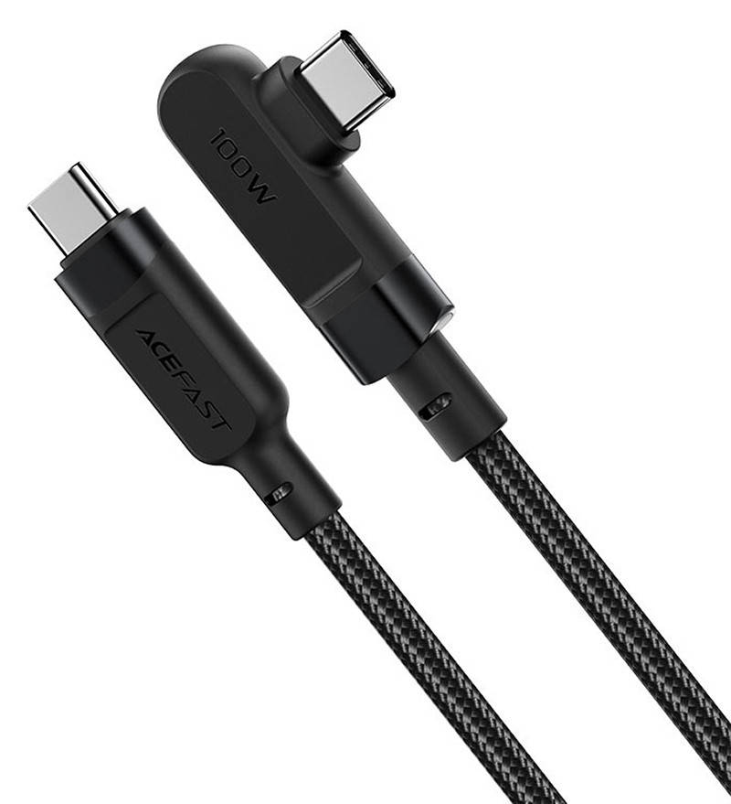 

Кабель для зарядки телефона/ смартфона ACEFAST C5-03 Type-C - Type-C 5 A 2 м Черный