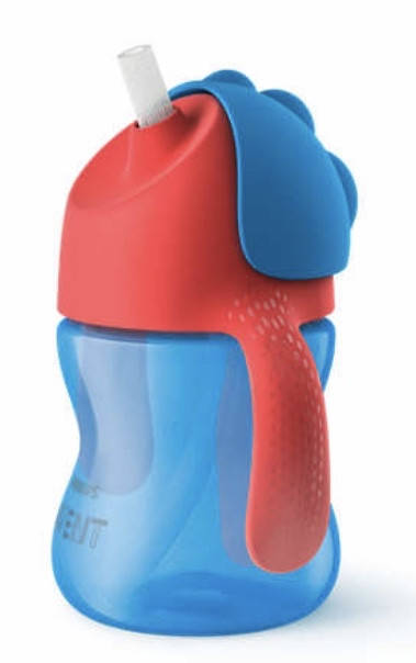 

Чашка с трубочкой 210 мл,с 9+ мес Philips AVENT ,SCF 796/01, сине-красная