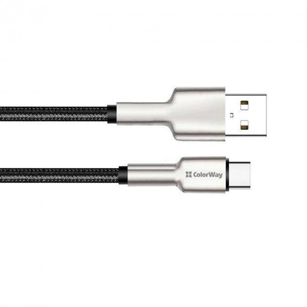 

Кабель Type-C - USB ColorWay (CW-CBUC046-BK), Черный