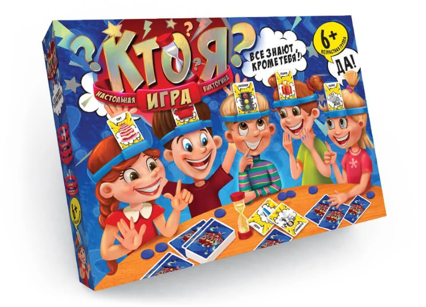 

Настольная игра "Кто я" большая для детей и взрослых (рус)