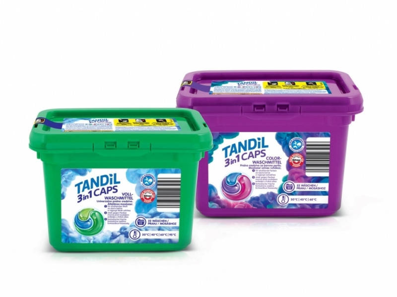 

Tandil 3 in 1 CAPS капсули для кольорового та білого прання (22 шт)