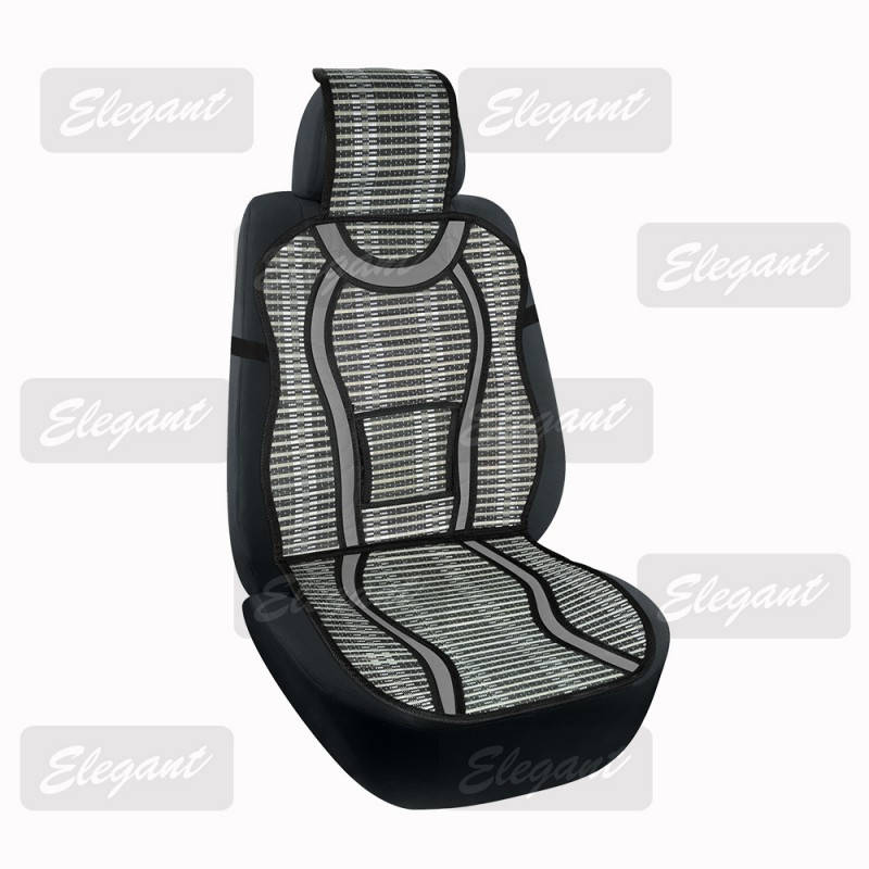 

Накидка на сидения массажер бамбук 47*127 серая Elegant EL 100 656 (1шт)