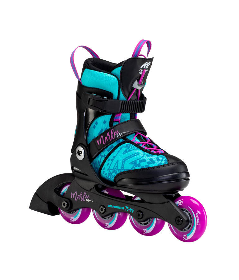 

Детские ролики для девочки K2 Marlee Pro 2021 32-37, Бирюзовый