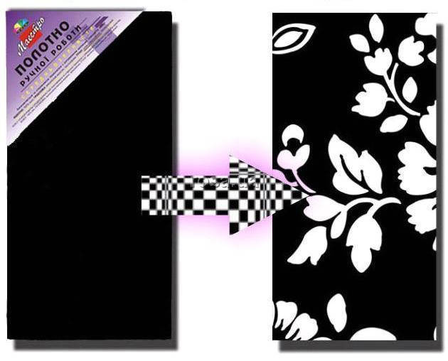 

Холст на подрамнике 50*70 см, среднее зерно, Черный грунт, хлопок, ROSA Gallery
