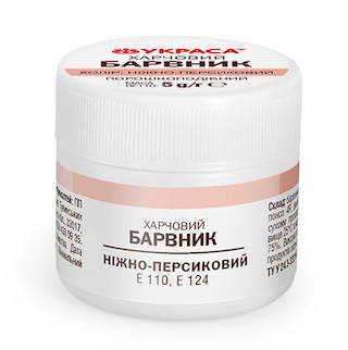 

Краситель водорастворимый "УКРАСА" 5г,нежно-персиковый