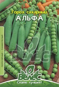 

Семена гороха сахарного Альфа 40г ТМ ВЕЛЕС