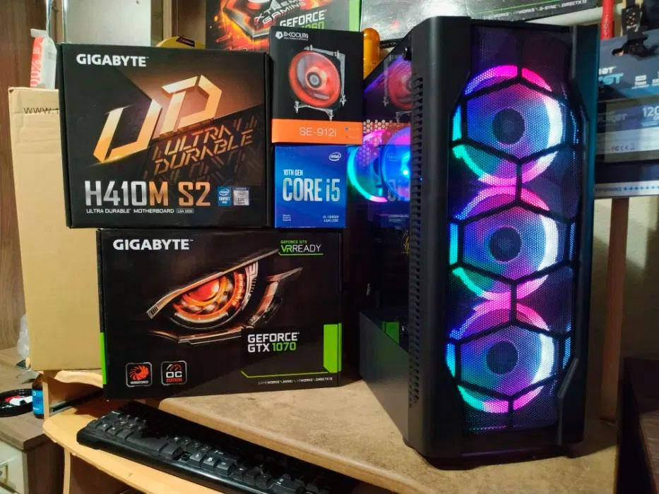 

Игровой компьютер Intel Core i5 10400F 4.3GHZ, GTX1070 8GB, 16GB DDR4, SSD240, 1TB
