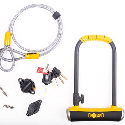 

Велозамок OnGuard Pitbull TD 8005 U-образный 115x230мм + трос 1200х10мм LCK-95-70
