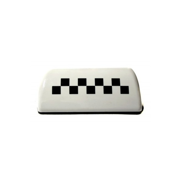 

Фишка такси на магните белая