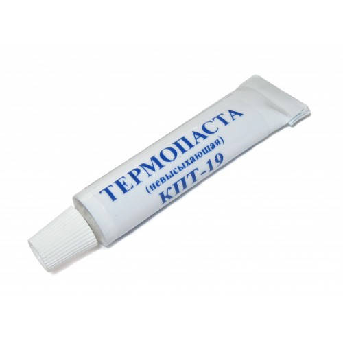 

Термопаста КПТ-19 (невысыхающая) -60...+180С 17 г в тюбике