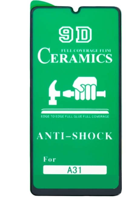 

Захисна плівка Ceramic Samsung A315 Galaxy A31 2020 Full Glue black, Черный