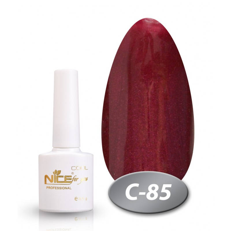 

Гель-лак Nice for you Cool C-85 бордо 8,5 мл