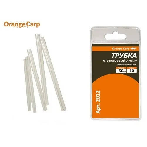 

Трубка Orange Carp 2012 термоусадочная (прозрачная) 1,0мм, длина 50мм