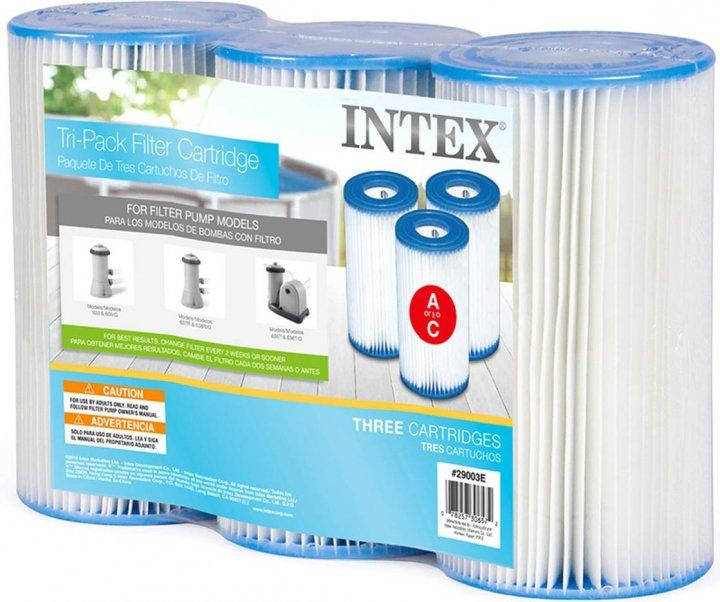 

Фильтр-картридж для насоса Intex 29003 тип А (Блок с 3 шт)