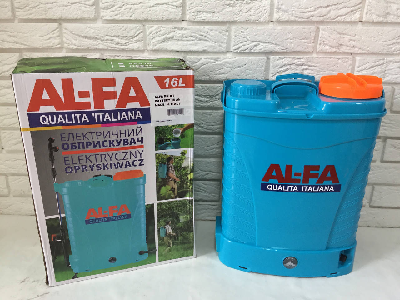 

Опрыскиватель аккумуляторный AL-FA Profi ( 16L _ 15Ah ), Голубой
