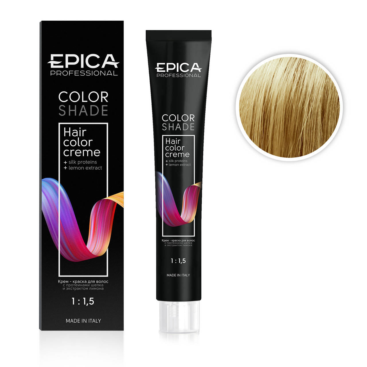 

Стойкая крем-краска EPICA HAIR COLOR CREAM 10 Светлый блондин 100ml