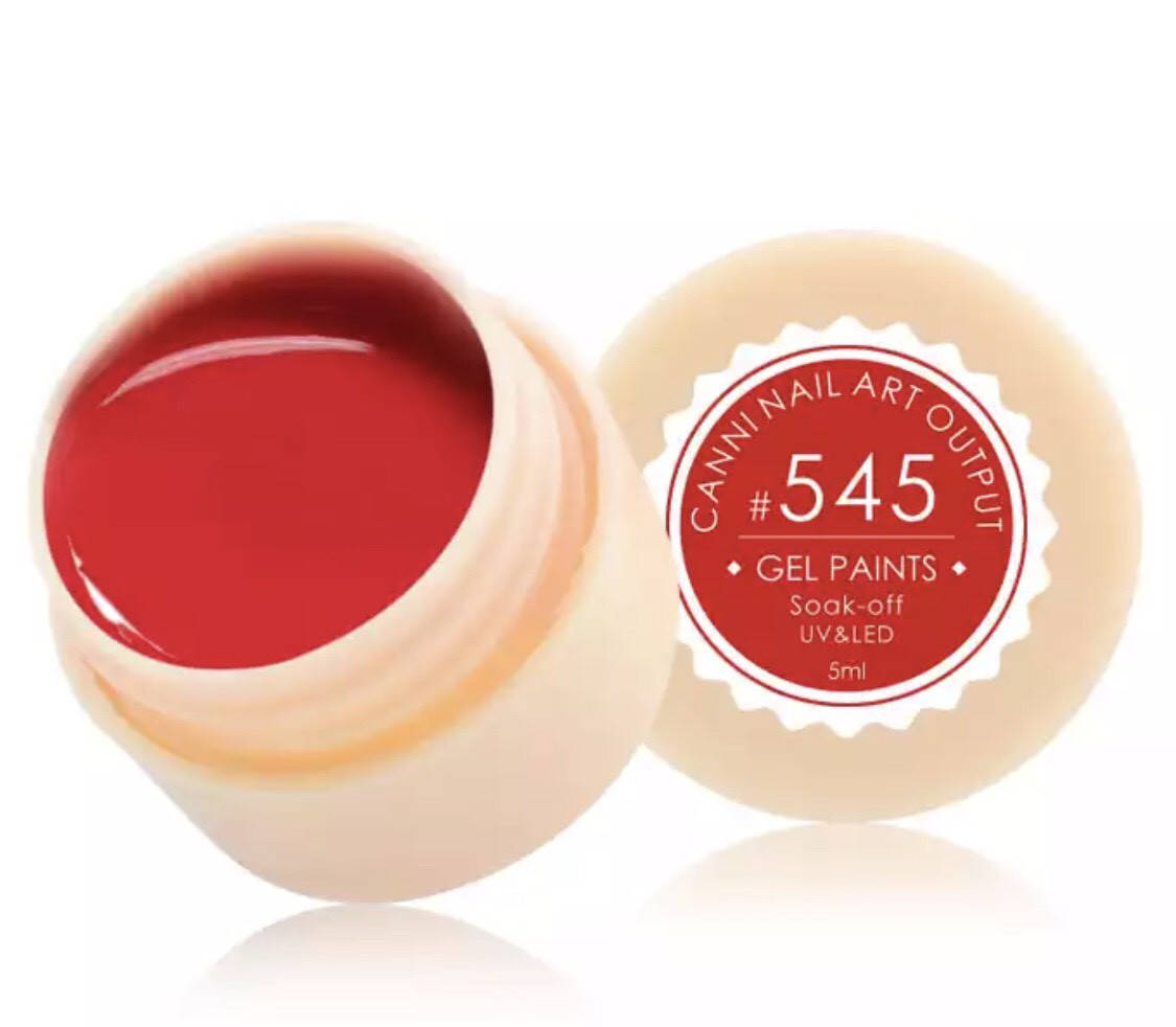

Гель-краска CANNI 545 (яркий красный), 5 мл