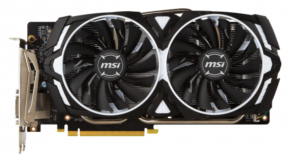 

Видеокарта MSI GeForce GTX 1060 ARMOR 6G OCV1 OEM