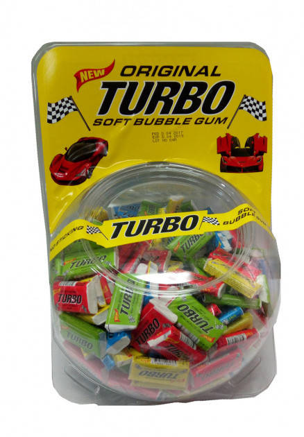

Жувальна гумка Turbo асорті 300шт/упак