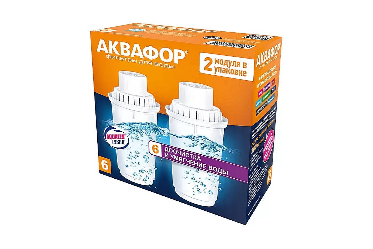 

Картриджі Аквафор В100-6 (комплект 2 шт) для твердої води