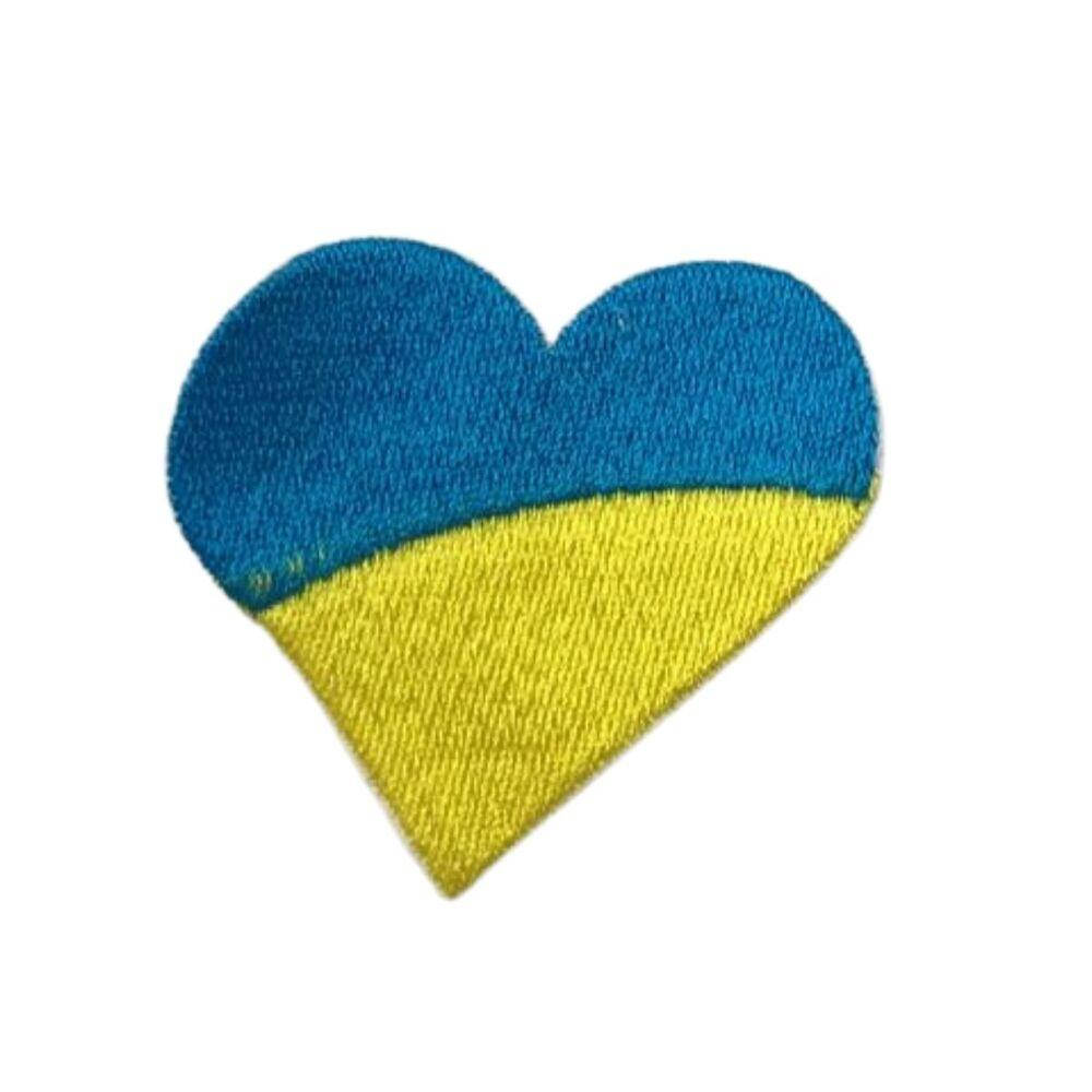 

Шеврон на липучке Сердце 6х6,5 см