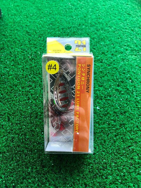 

Блесна вертушка Pontoon 21 #4 цвет-01 (15.3 g), Серебро