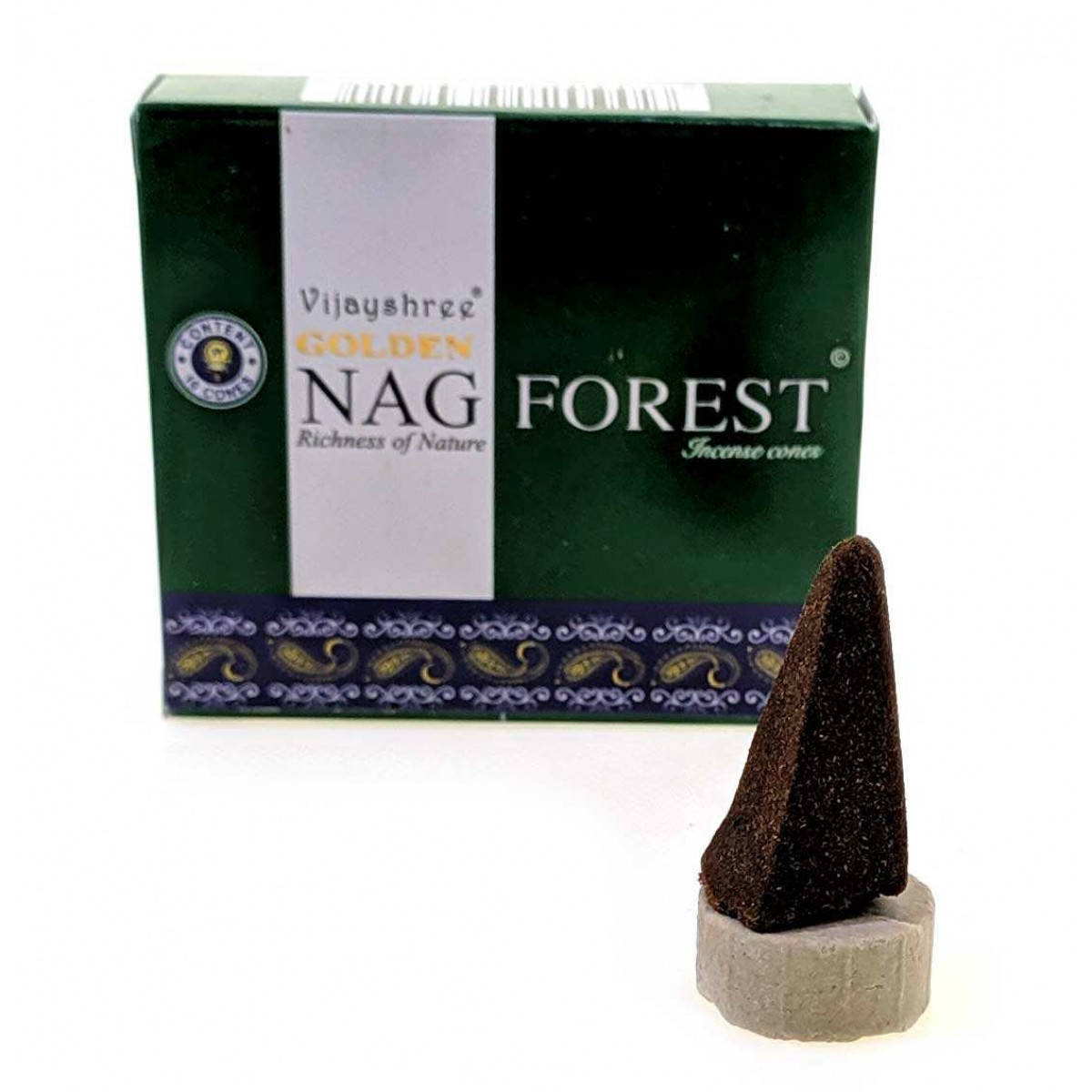 

Golden nag Forest (Лес)(Vijayshree)(10 конусов)(12шт/уп) конусы