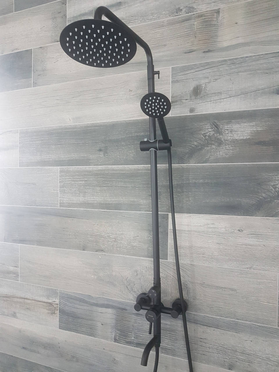 

Душевая система нержавейка чёрный мат Sus 009 j Black, Черный