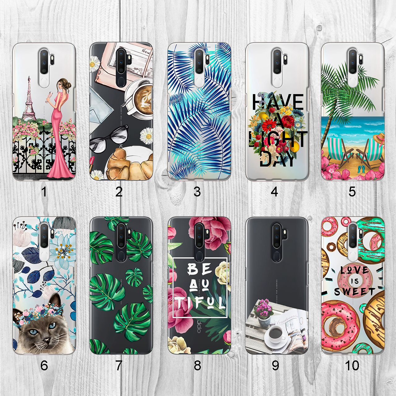 

Силиконовый чехол с рисунком для Oppo A5 2020 (new collection)