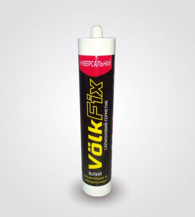 

Герметик универсальный силиконовый VolkFix белый 280 мл