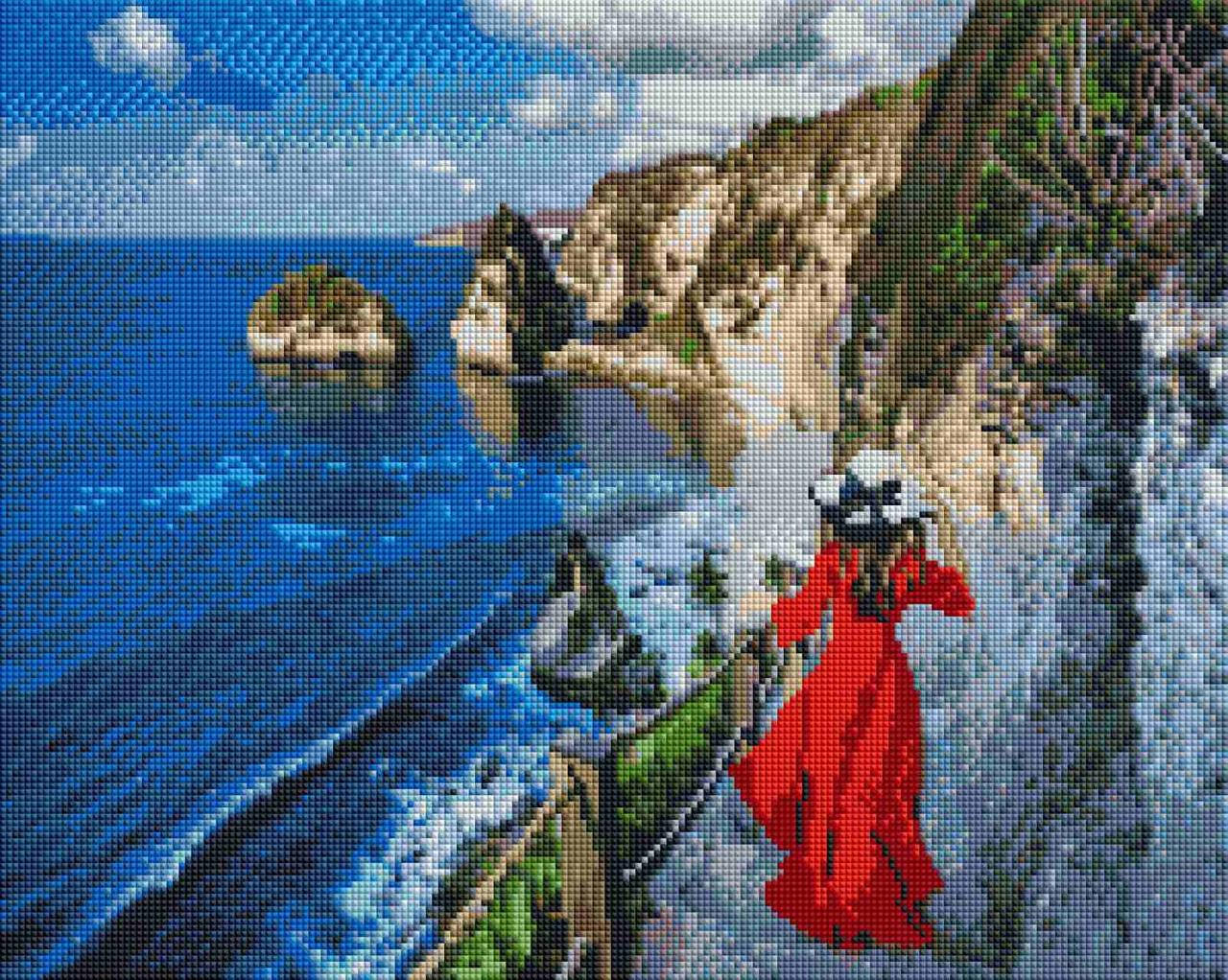

Алмазная мозаика ColorArt Прогулка у моря SP087