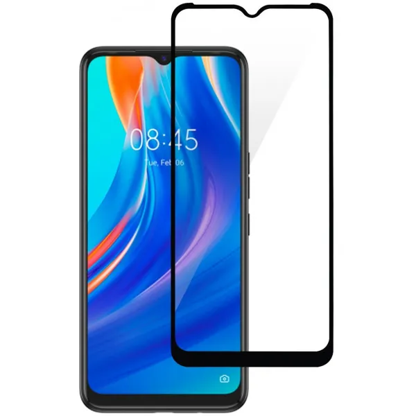 

Защитное стекло HD Super Glass для Tecno Spark 7 (KF6n) Black (no package), Черный