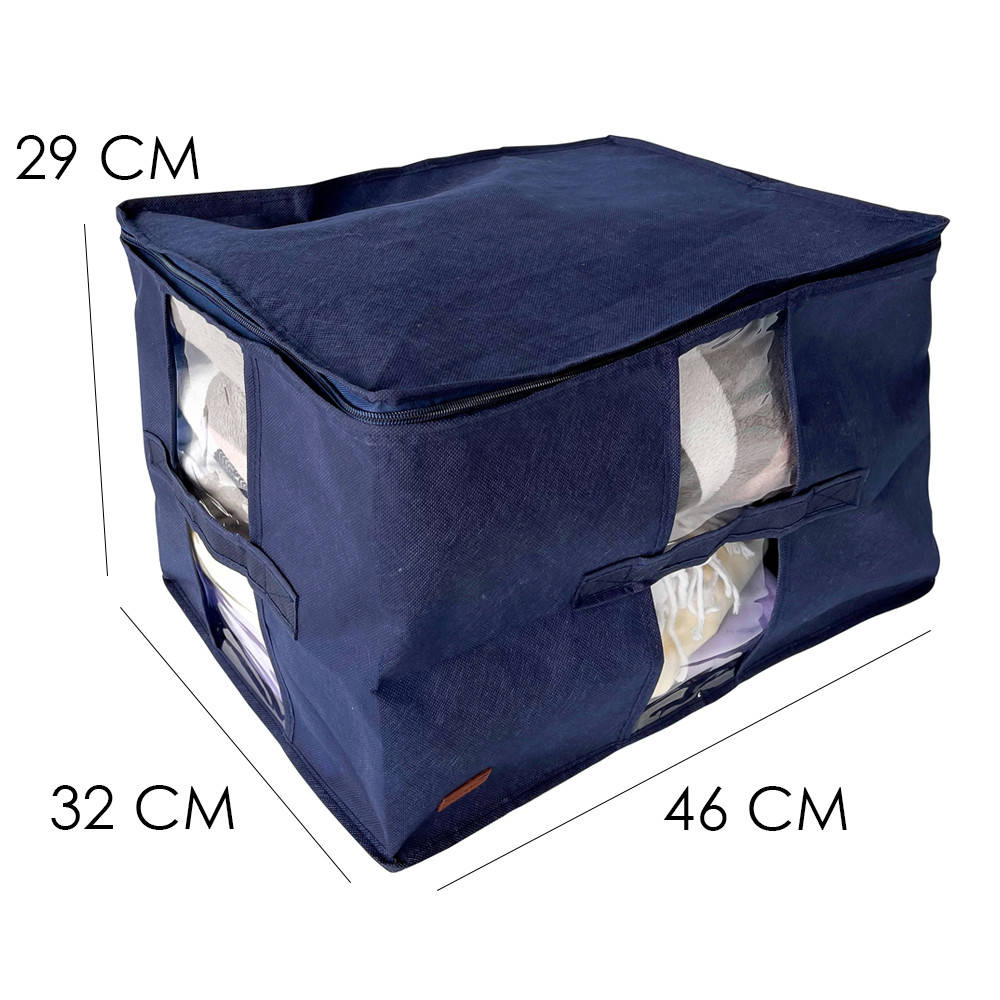 

Большая сумка для хранения вещей XL - 46*32*29 см (синий)